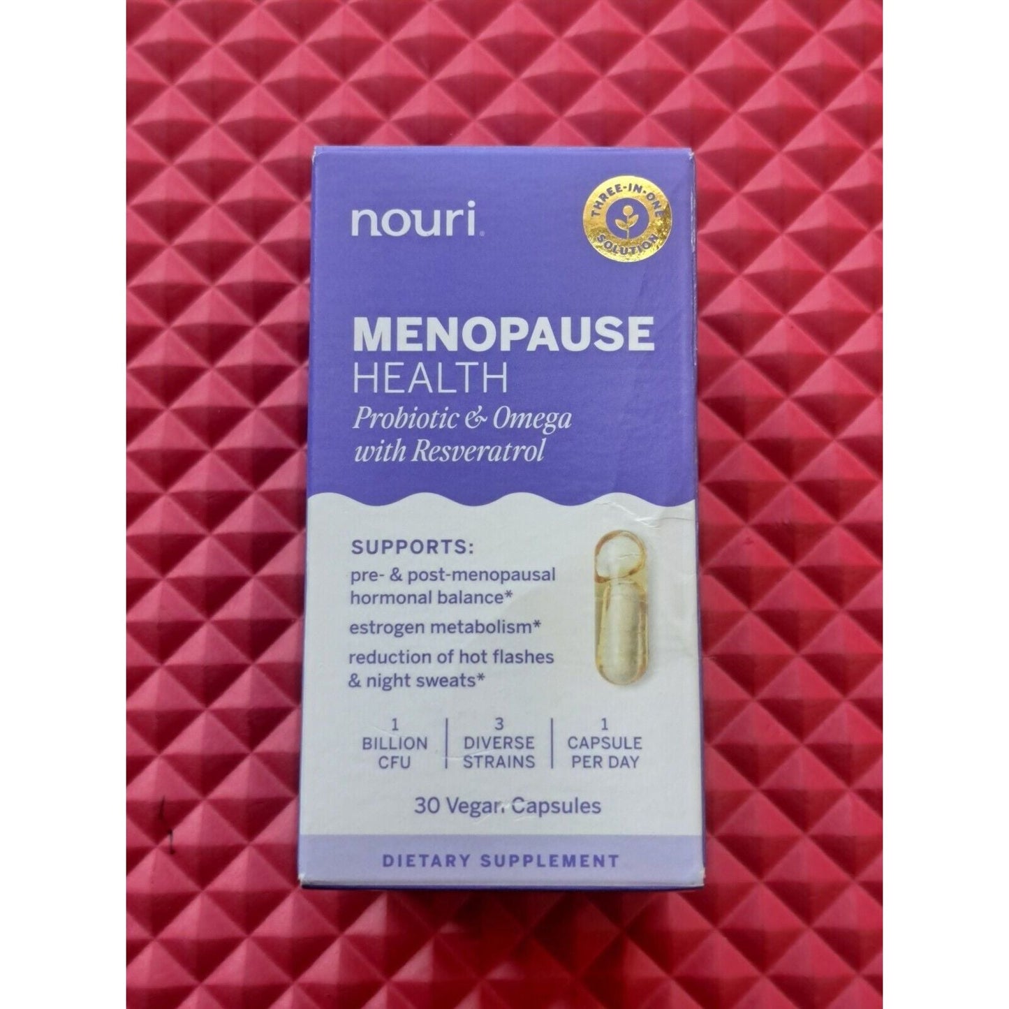 Nouri Menopause Health Probiotic Capsules 30 Ct Health & Beauty Pasteur Pharmacy