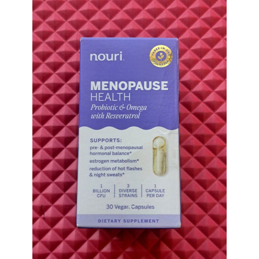 Nouri Menopause Health Probiotic Capsules 30 Ct Health & Beauty Pasteur Pharmacy