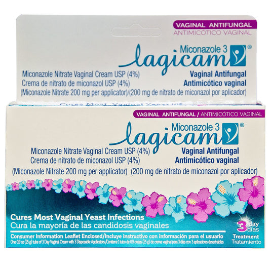 Lagicam Vaginal Antifungal, Miconazole 3, 200 Mg Health & Beauty Pasteur Pharmacy