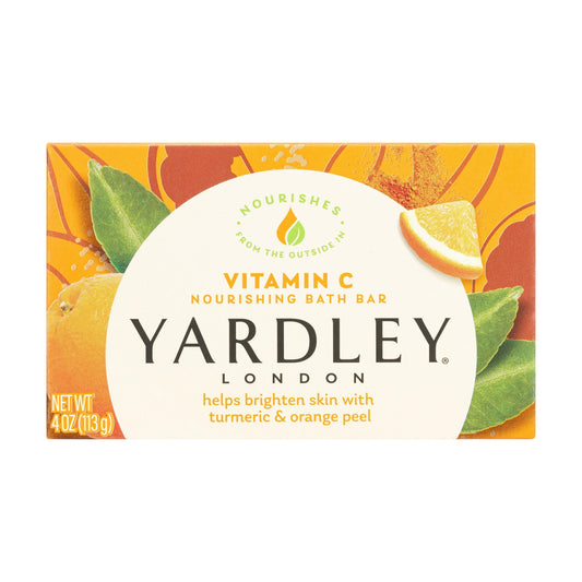 Yardley London Vitamin C Nourishing Bath Bar – Brightening & Energizing, 4 oz Bath & Body Pasteur Pharmacy