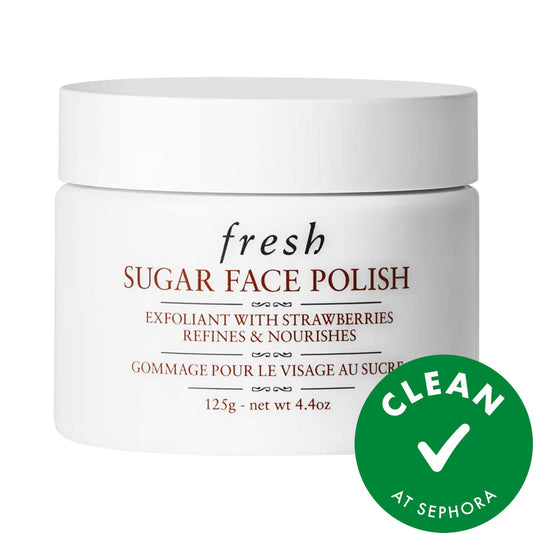 Sugar Face Polish Exfoliator & Mask by Sugar - Natural Brown Sugar Scrub for Glowing Skin, Gentle Exfoliation, Hydrating Face Mask