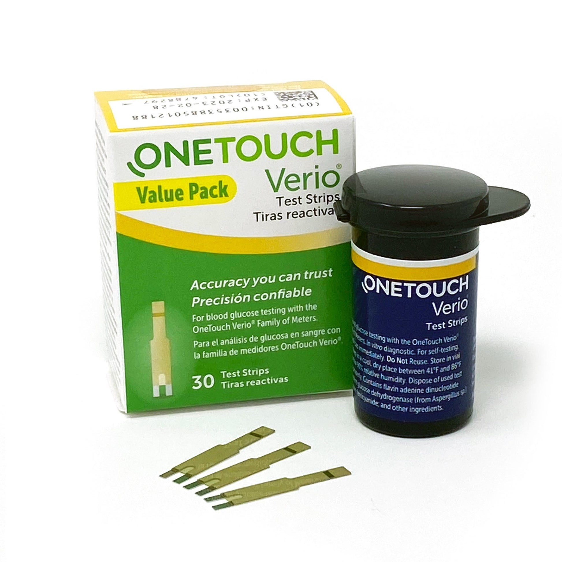 OneTouch Verio Diabetes Test Strips Blood Glucose Test Strips Pasteur Pharmacy