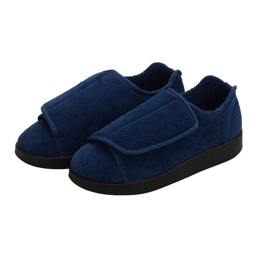 Silverts Blue Reusable Slippers Size 10 / 2X-Wide Slip-Resistant Sole Shoes Pasteur Pharmacy
