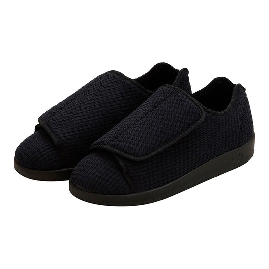 Silverts Slippers - Black, Size 7 / 2X-Wide Shoes Pasteur Pharmacy