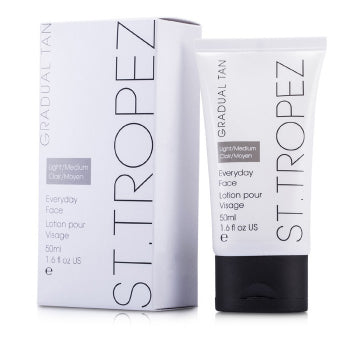 St. Tropez Gradual Tan Everyday Face Moisturiser - Light/Medium Self Tanner Pasteur Pharmacy