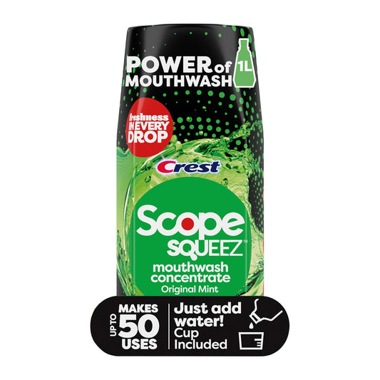 Crest Scope Squeez Mouthwash Concentrate - Original Mint - 1.69 Fl Oz Mouthwash Pasteur Pharmacy
