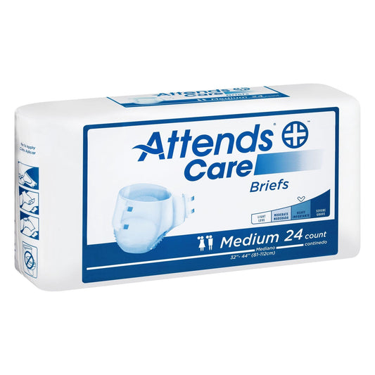 Attends Care Unisex Incontinence Brief Moderate Absorbency - Medium Bicycle Shorts & Briefs Pasteur Pharmacy