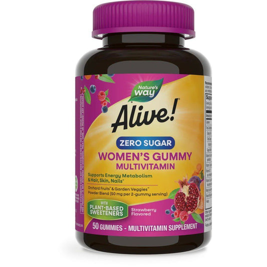 Nature's Way® Alive!® Zero Sugar Women's Gummy Multivitamin – Premium Support Vitamins & Supplements Pasteur Pharmacy