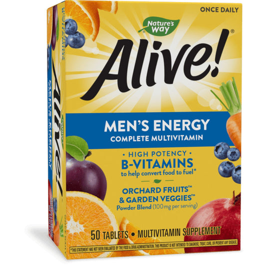 Alive Tb 50 Men’s Energy Vitamins & Supplements Pasteur Pharmacy