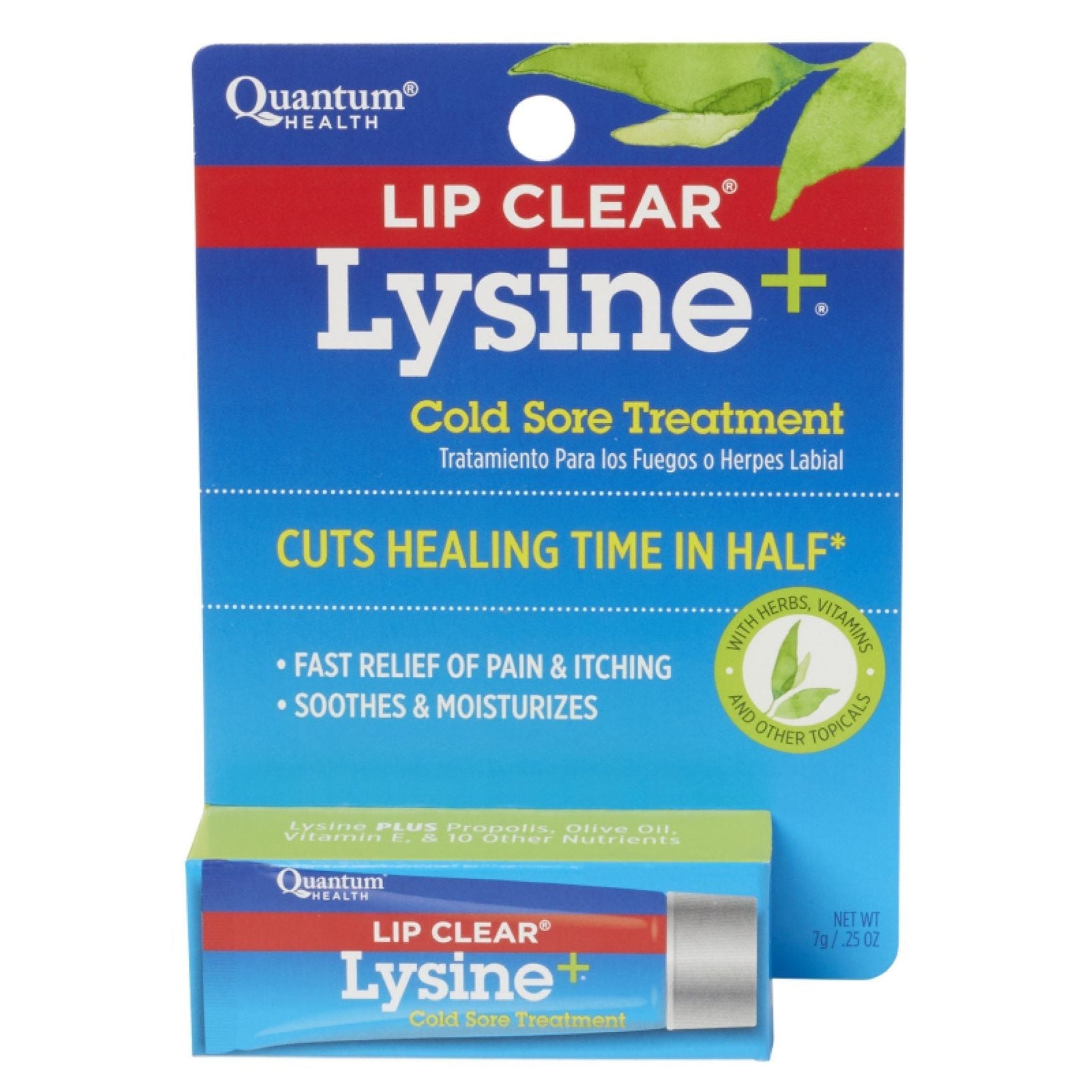 Quantum Health Lysine Plus Cold Sore Treatment Lip Clear Ointment By 0.25 Oz Health & Beauty Pasteur Pharmacy