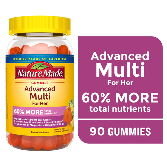 Nature Made Multivitamin Gummies For Her Tropical Fruit Vitamins & Supplements Pasteur Pharmacy