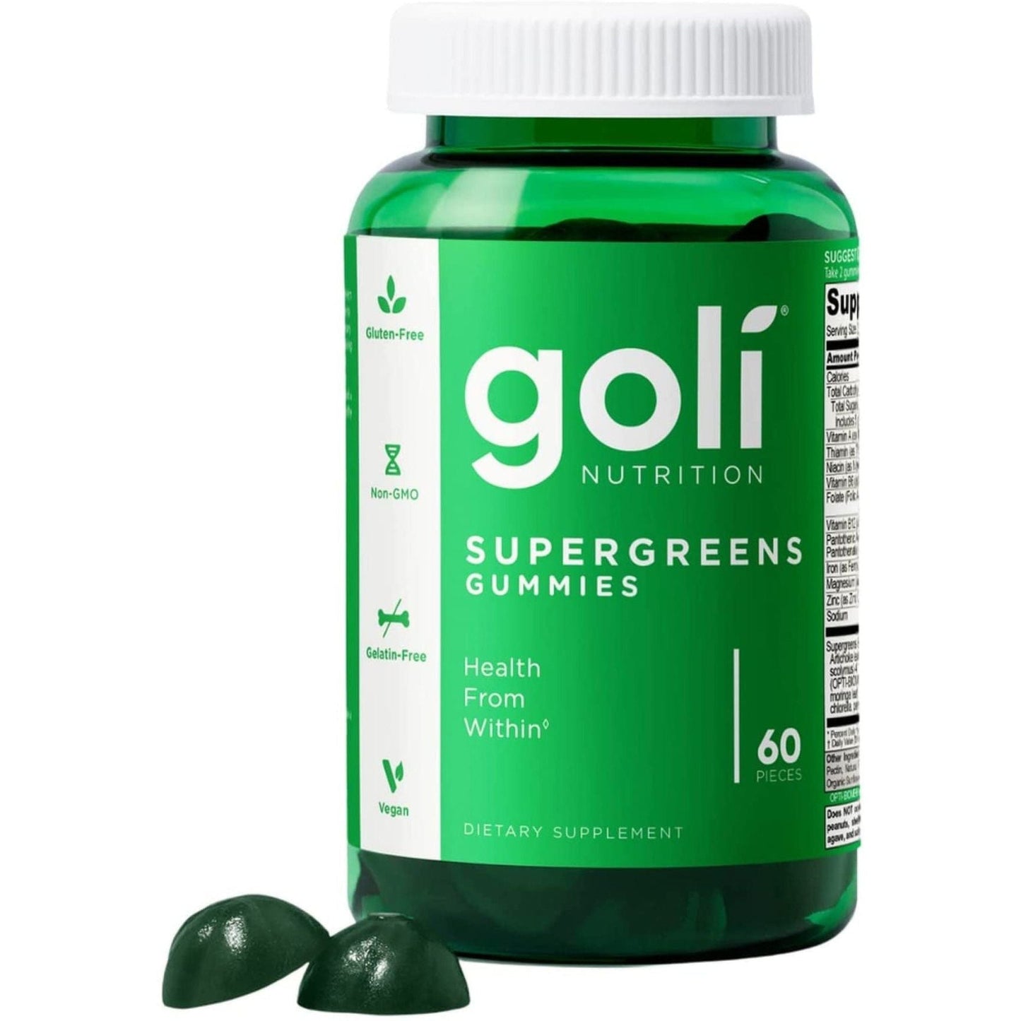 Goli Nutrition Vegan Supergreens Gummies Vitamins & Supplements Pasteur Pharmacy
