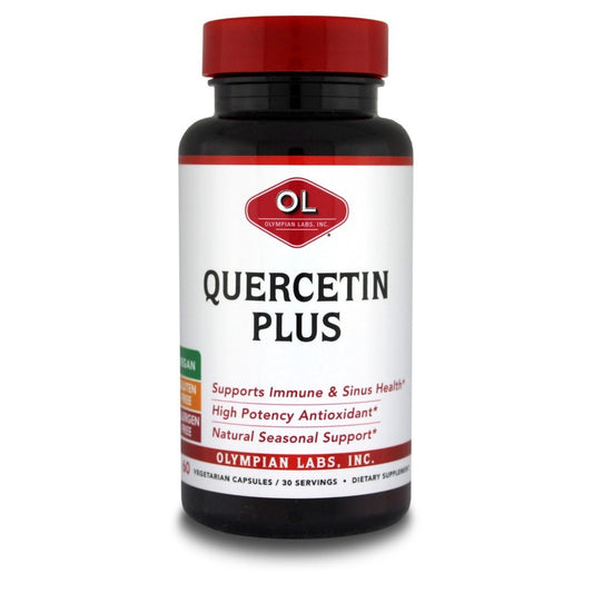 Olympian Labs Quercetin Plus - 1 G - 60 Vegetarian Capsules Vitamins & Supplements Pasteur Pharmacy