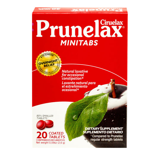 Prunelax Ciruelax Minitabs 20 Health & Beauty Pasteur Pharmacy
