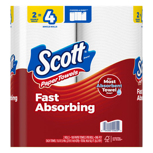 Scott Paper Towels, Double Rolls, One Ply Paper Towels Pasteur Pharmacy