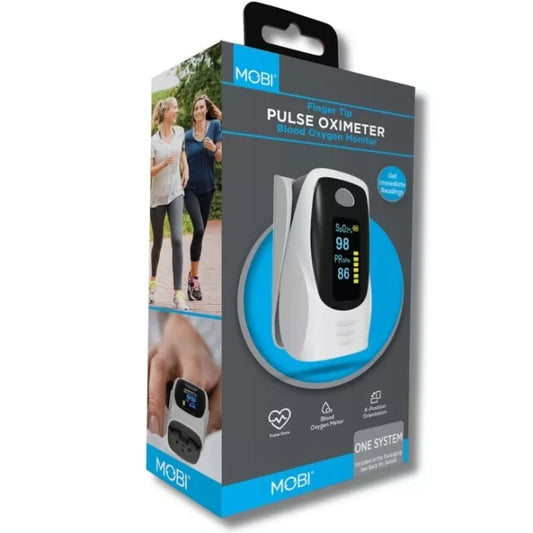 Mobi Fingertip Pulse Oximeter - Heart Rate & Oxygen Level Monitor For Sports And Pulse Oximeters Pasteur Pharmacy