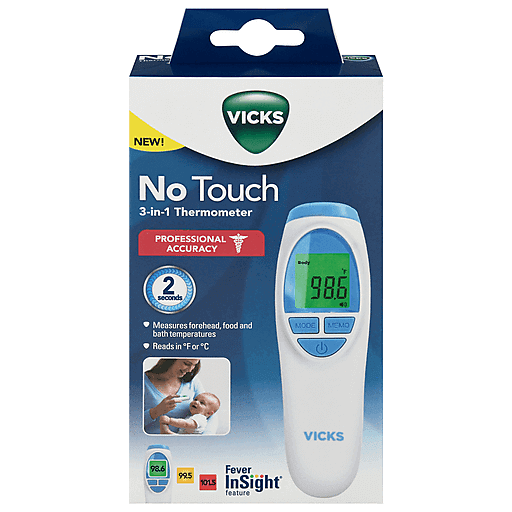 Vicks® No Touch 3-in-1 Thermometer (VNT200) Personal Care Pasteur Pharmacy