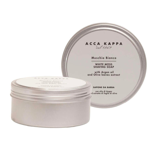 Acca Kappa Muschio Bianco White Moss Shaving Soap 8.45 oz. Shaving Soap Pasteur Pharmacy