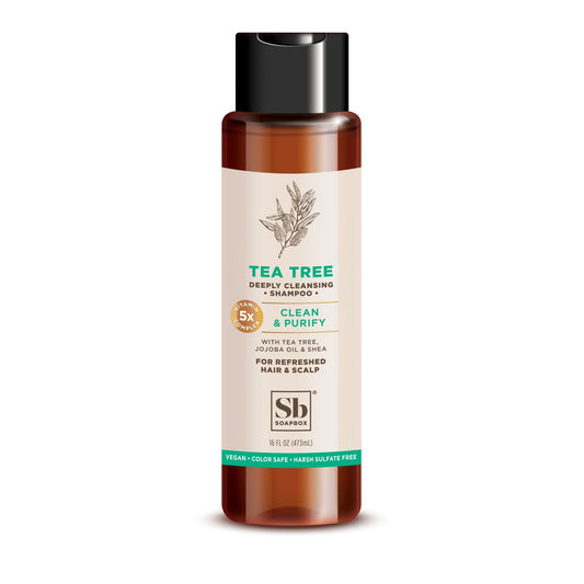 Soapbox Clean & Purify Tea Tree Shampoo 16 Fl Oz Shampoo Pasteur Pharmacy