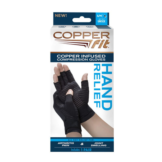 Copper Fit Hand Relief Compression Gloves, S/M Supports & Braces Pasteur Pharmacy