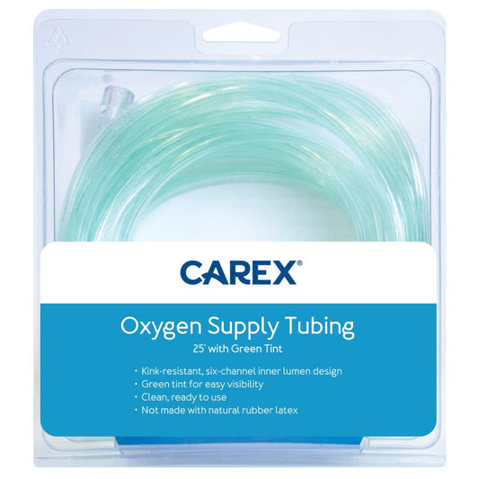 Carex Oxygen Supply Tubing With Green Tint, 25 FT Personal Care Pasteur Pharmacy