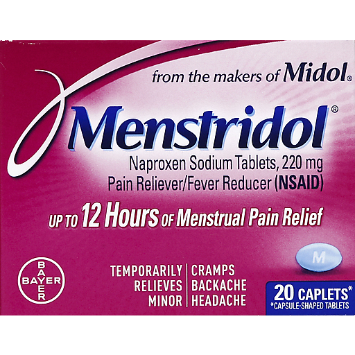 Menstridol Naproxen Sodium Pain Reliever/Fever Reducer 220mg 20 Health & Beauty Pasteur Pharmacy