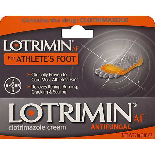 Lotrimin Antifungal Cream For Athlete's Foot .85 Oz Personal Care Pasteur Pharmacy
