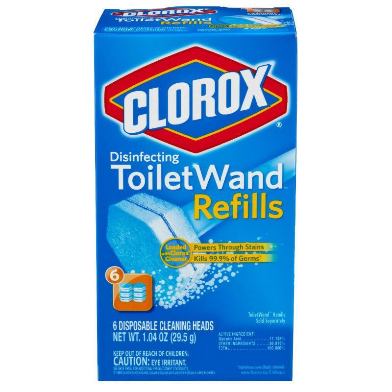 Clorox ToiletWand Disinfecting Refills Disposable Wand Heads Toilets Pasteur Pharmacy