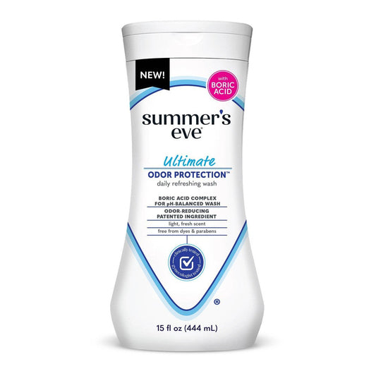 Summer's Eve Daily Refreshing Wash, Odor Protection, Ultimate 15 Fl Oz Bath & Body Pasteur Pharmacy