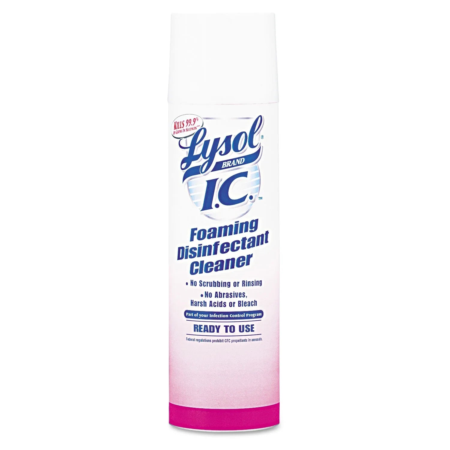 LYSOL Foaming Disinfectant Cleaner (24 oz Aerosol Cans), Case of 12 Household Disinfectants Pasteur Pharmacy