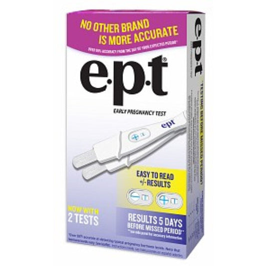 EPT Analog Early Pregnancy Test 2 Ct Box Pregnancy Tests Pasteur Pharmacy