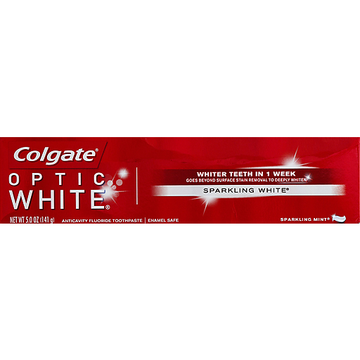 Colgate Optic White Toothpaste - Sparkling Mint Paste Toothpaste Pasteur Pharmacy