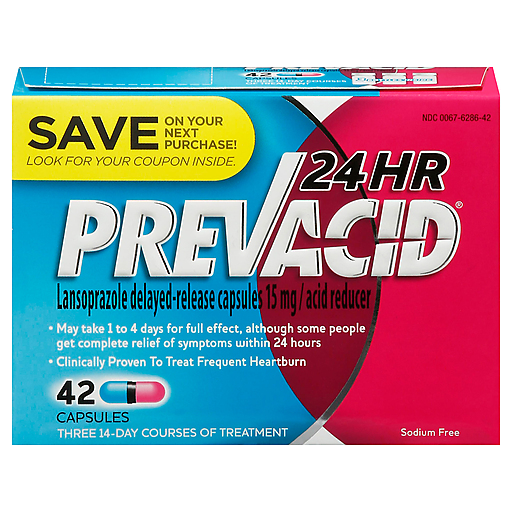 Prevacid Capsules 15 Mg 24 HR Acid Reducer Health & Beauty Pasteur Pharmacy