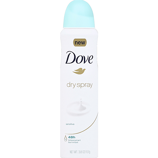 Dove Dry Spray Antiperspirant Sensitive Skin 3.8 Oz