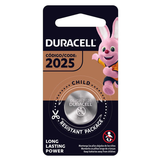 Pile bouton au lithium Duracell CR2025 3 volts