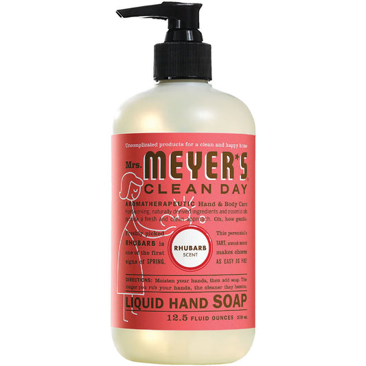 Mrs. Meyer's Clean Day Liquid Hand Soap Rhubarb Scent, 12.5 Oz Liquid Hand Soap Pasteur Pharmacy