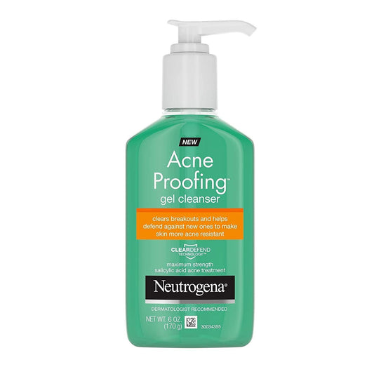 Neutrogena Acne Proofing Salicylic Acid Daily Facial Gel Cleanser - 170g Health & Beauty Pasteur Pharmacy