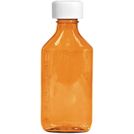 Plastic Amber Bottle 12 Oz X 100 EA bottle Pasteur Pharmacy