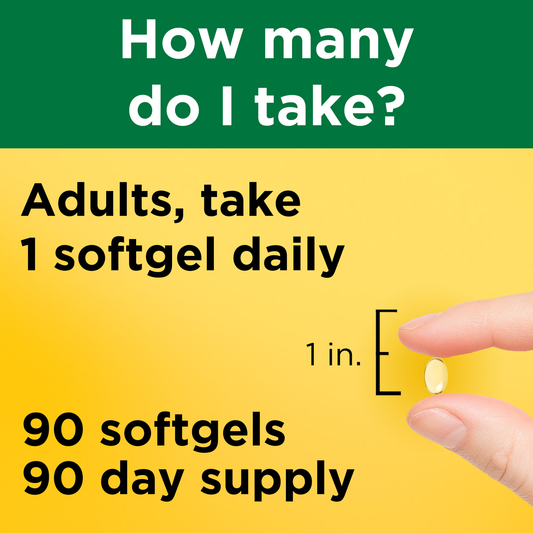 Nature Made Extra Strength Vitamin D3 5000 IU (125 Mcg) Softgels Vitamins & Supplements Pasteur Pharmacy