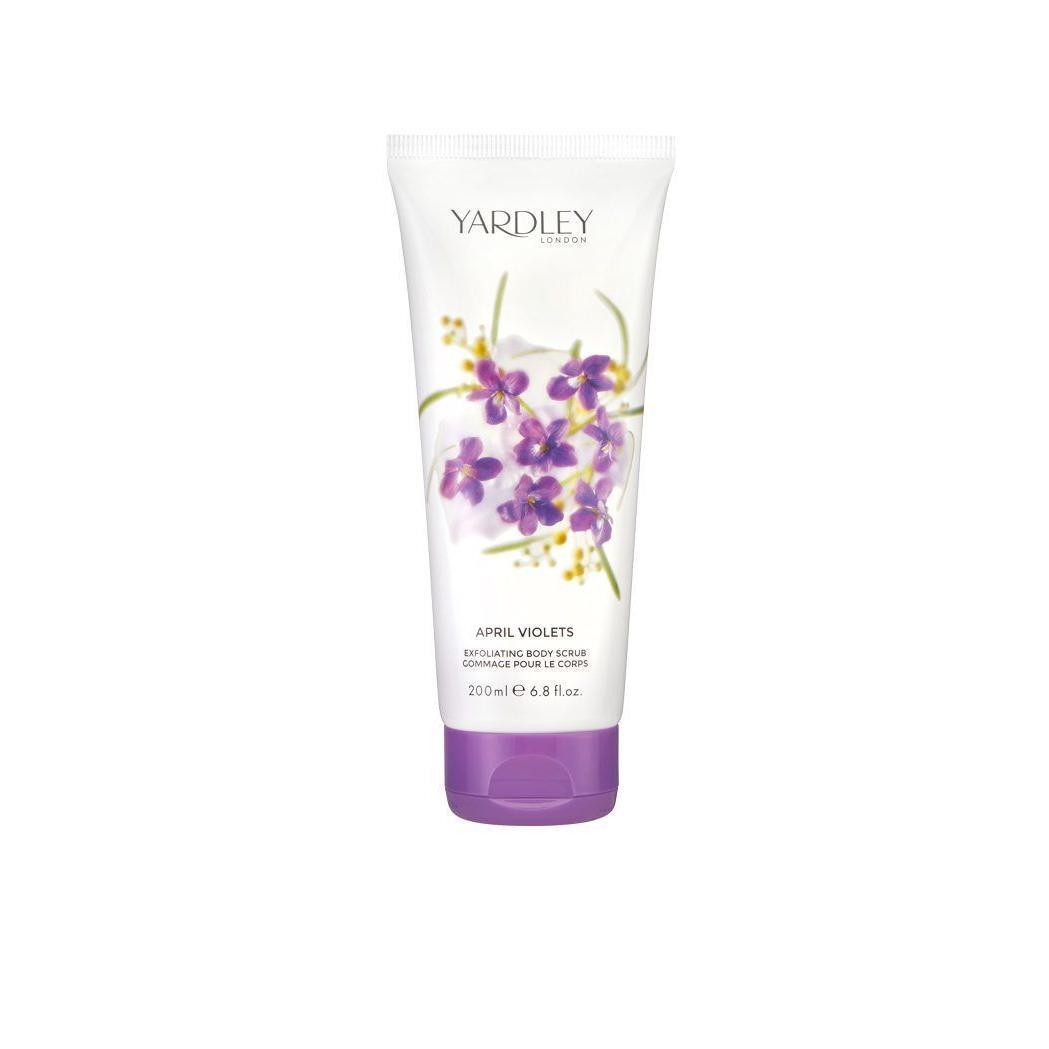 Yardley April Violets Exfoliating Body Scrub 200ml Skin Care Pasteur Pharmacy