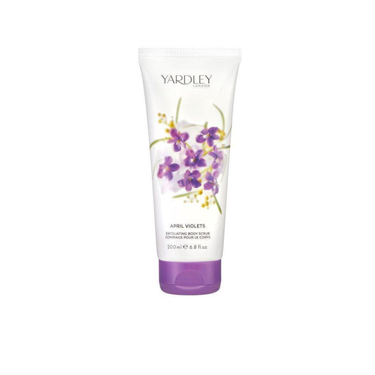 Yardley April Violets Exfoliating Body Scrub 200ml Skin Care Pasteur Pharmacy