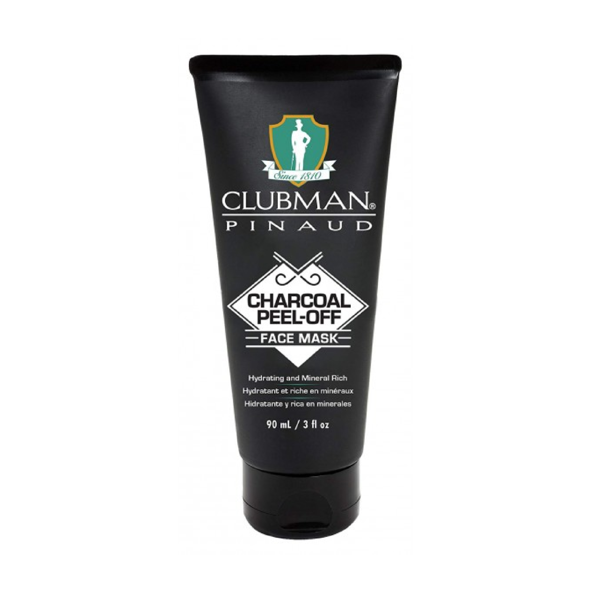 Clubman Pinaud Charcoal Peel-Off Face Mask 3 Oz Masks Pasteur Pharmacy