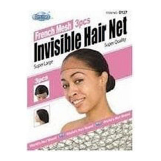 Dream Invisible Hair Net Super Large 3 Count Black Hair Nets Pasteur Pharmacy