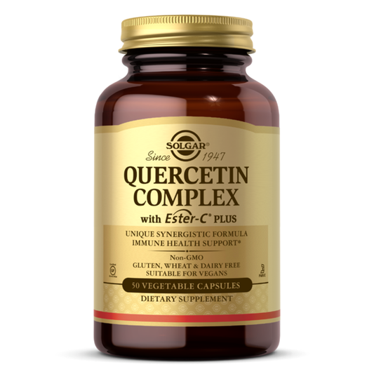 Solgar Quercetin Complex With Ester-C Plus, 50 Vegetable Capsules Vitamins & Supplements Pasteur Pharmacy
