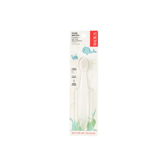 Radius Pure Baby Toothbrush 6by – 18 Months Ultra Soft, Case Of 6 Toothbrushes Pasteur Pharmacy