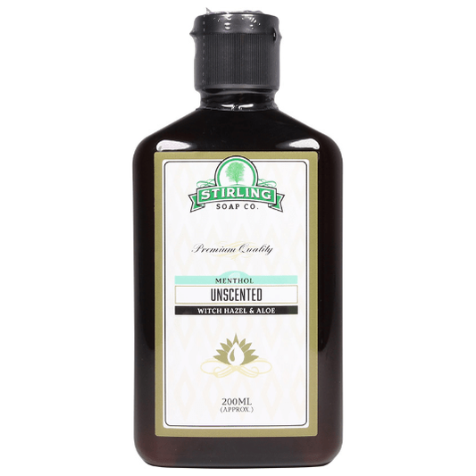 Stirling Soap Co. Unscented with Menthol Witch Hazel & Aloe 200 ml Shaving Soap Pasteur Pharmacy
