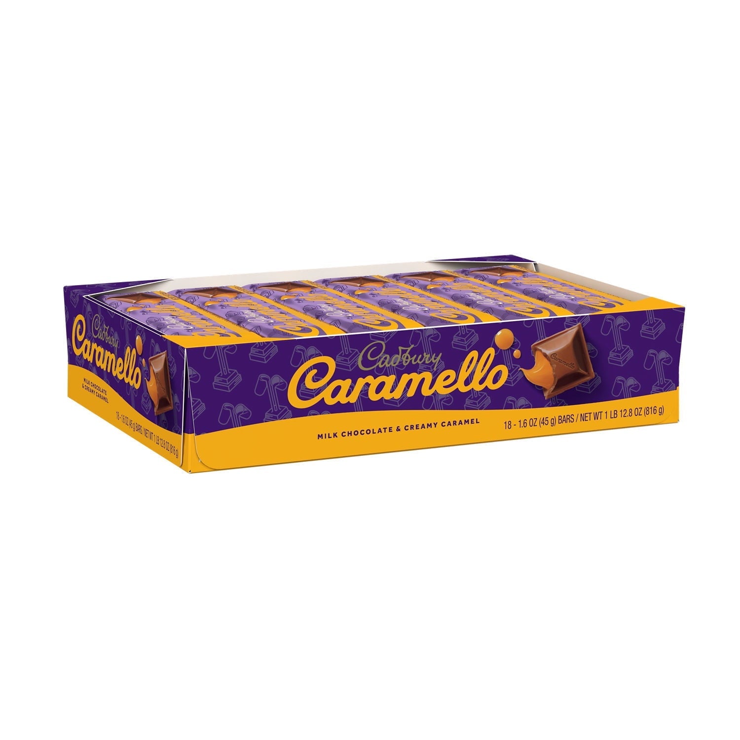 Cadbury Caramello Candy Bars - 18ct Display Box Candy & Chocolate Pasteur Pharmacy