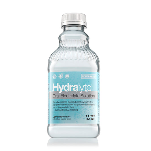 Hydralyte Oral Electrolyte Solution Color-Free, Lemonade, 33.8 Oz Sports & Energy Drinks Pasteur Pharmacy