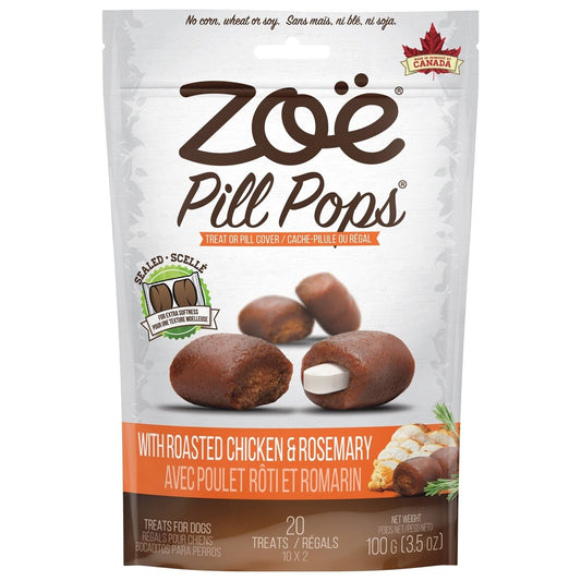 Zoe Pill Pops Dog Treats, Roasted Chicken & Rosemary Dog Treats Pasteur Pharmacy