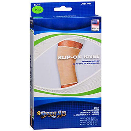 Scott Specialties Sportaid Knee Brace Slip On, Beige Small Knee Braces Pasteur Pharmacy